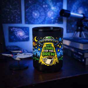 "WE COME FOR THE BREW" Mug