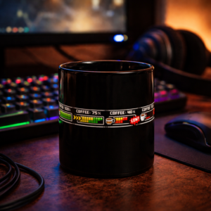 "Coffee Level: CRITICAL" Mug