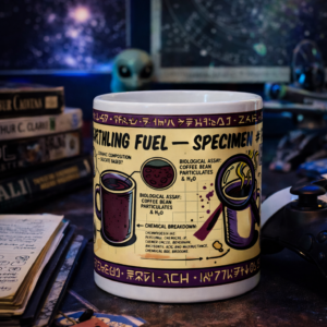 "EARTHLING FUEL — SPECIMEN #7749" Mug