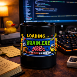 "LOADING... BRAIN.EXE" Mug